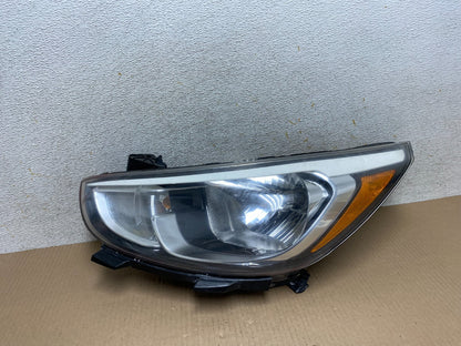2015 to 2017 Hyundai Accent Left Driver LH Halogen Headlight AJ2409 DW0