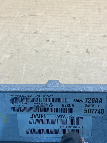 2007 Jeep Grand Cherokee  Commander 3.7L Engine Computer ECU PCM OEM AC6843 DG2