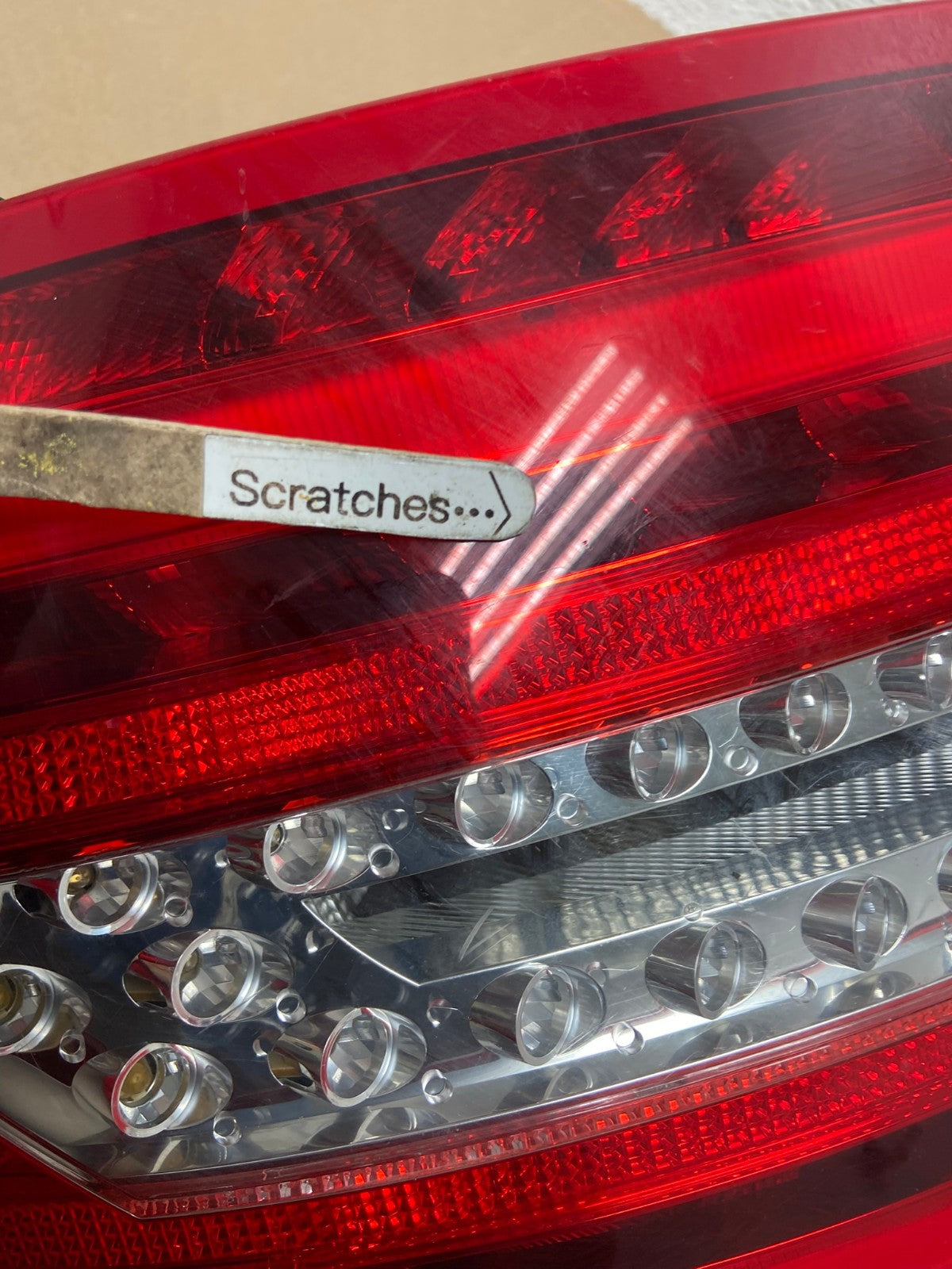 2012 to 2014 Mercedes C-Class Left Passenger Side LED Tail Light AE6652 LK3