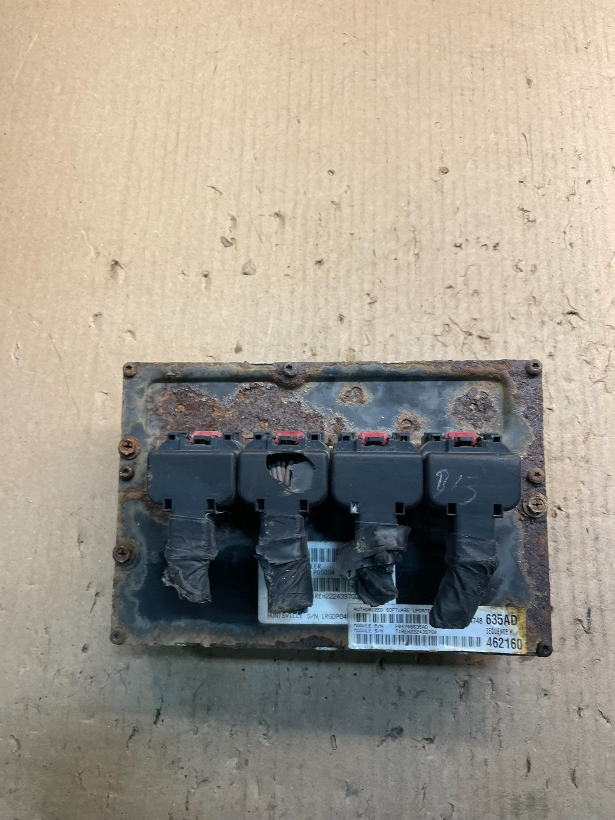 2005 Dodge Caravan 3.8L V6 ECU ECM Control Module p04748635AD x0575 DG0