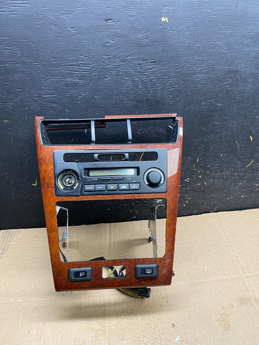 1996 to 2004 Acura RL Radio Climate Control Bezel Trim  OEM Z0004 DG0