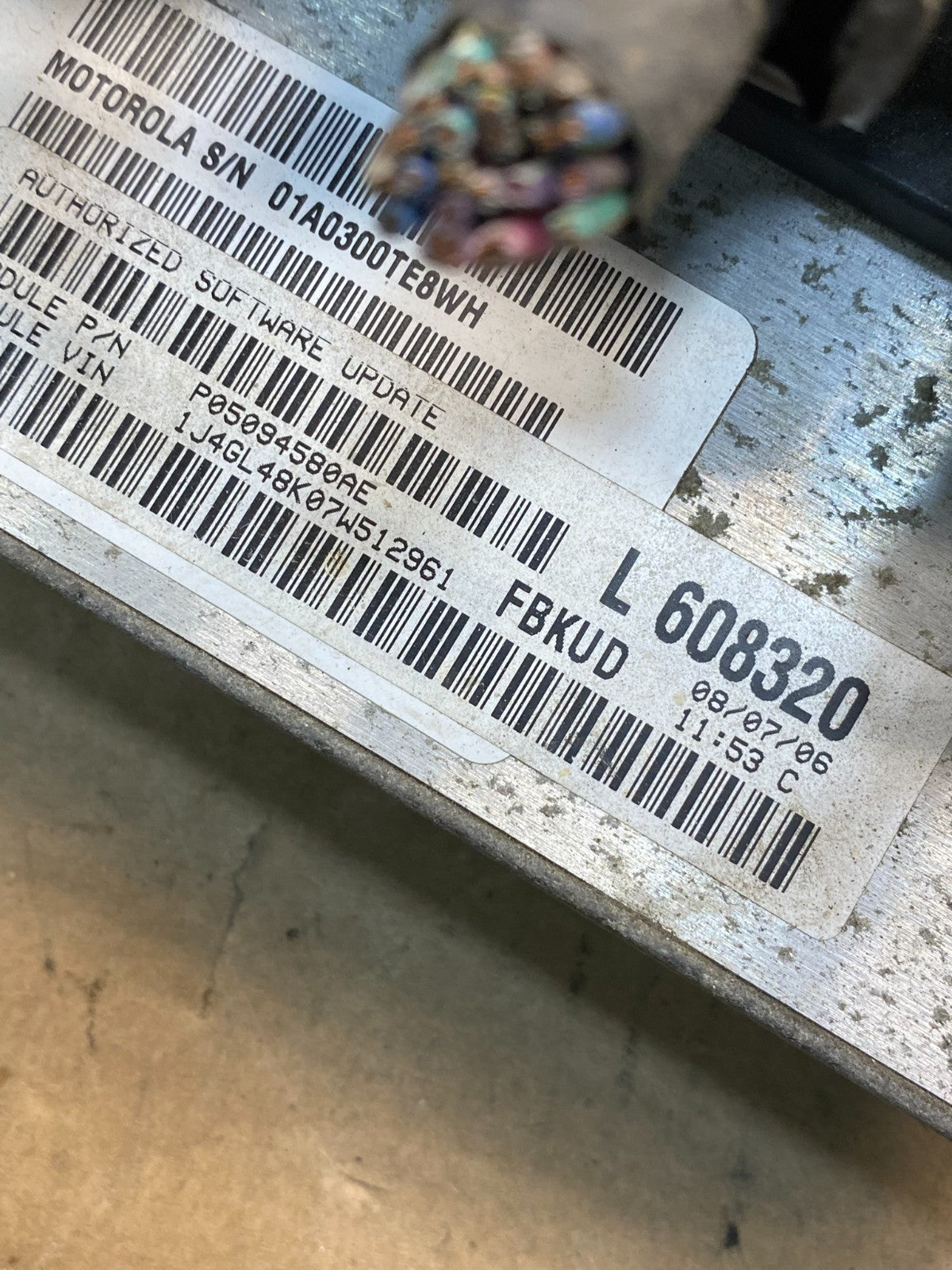2007 Jeep Liberty Nitro 3.7L Engine Control Unit ECU ECM AH4741 DG2