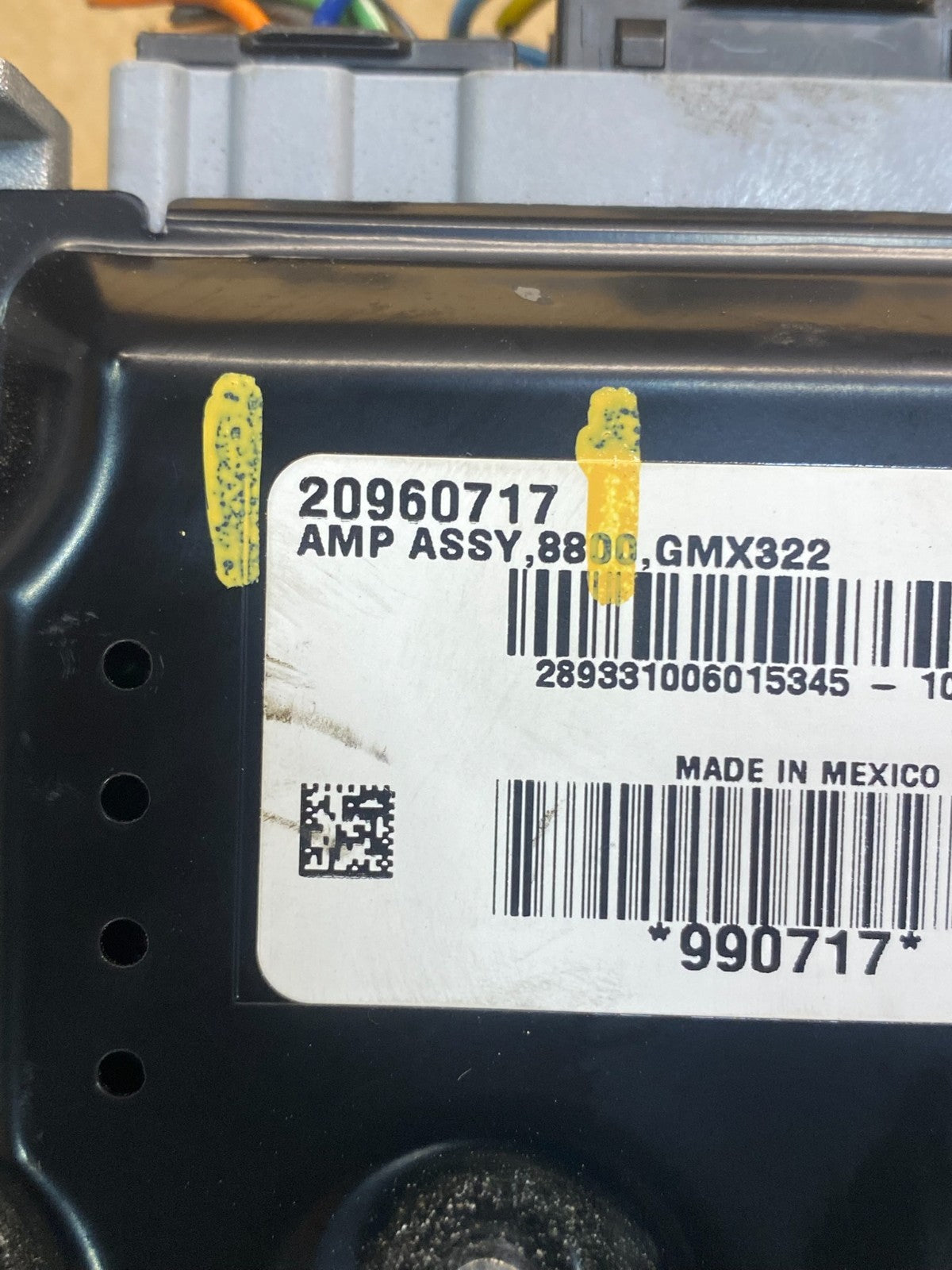 2008 to 2013 Cadillac CTS Stereo Audio Amplifier 20960717 AF7593 DG2