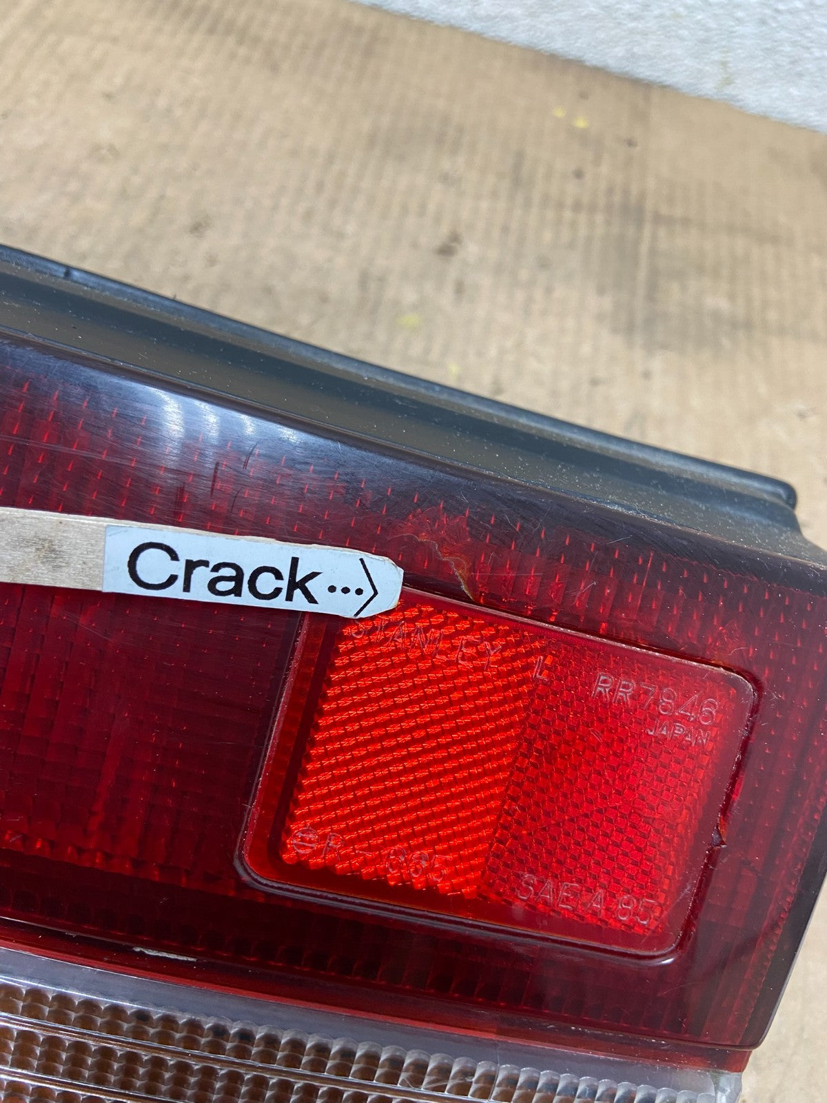 1988 to 1989 Mazda 626 Sedan Left Driver Side Tail Light AA65994