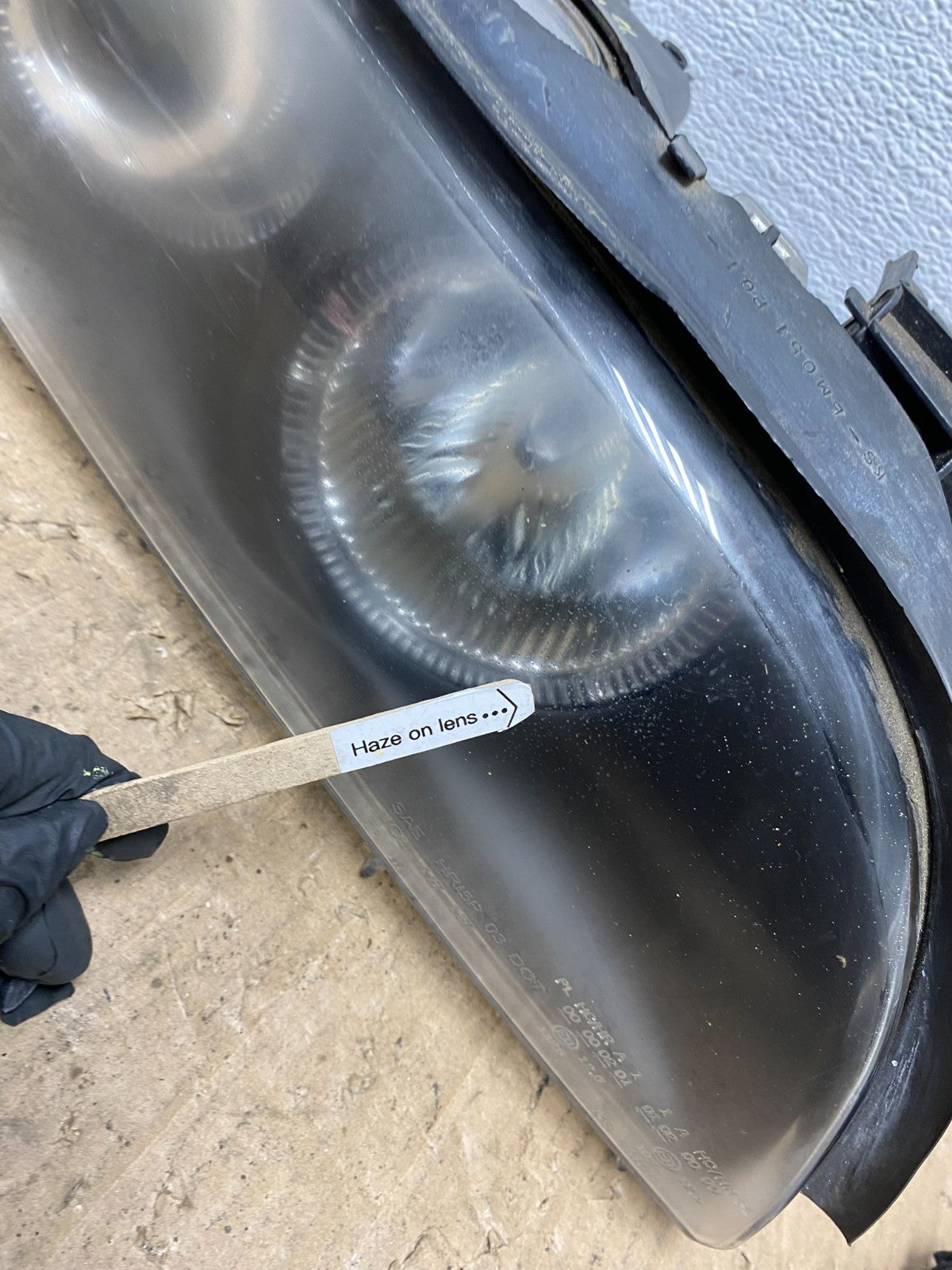 2001-2003 BMW E39 5 Series Headlight Left Driver LH Side Angel AC0228 DG4
