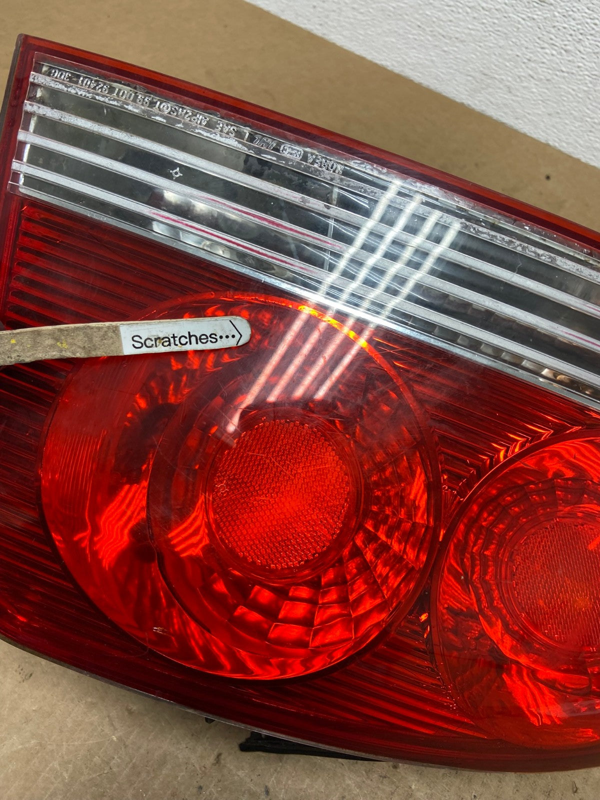 2002 to 2005 Hyundai Sonata Left Driver Lh Side Tail Light Oem AC3266 LK3