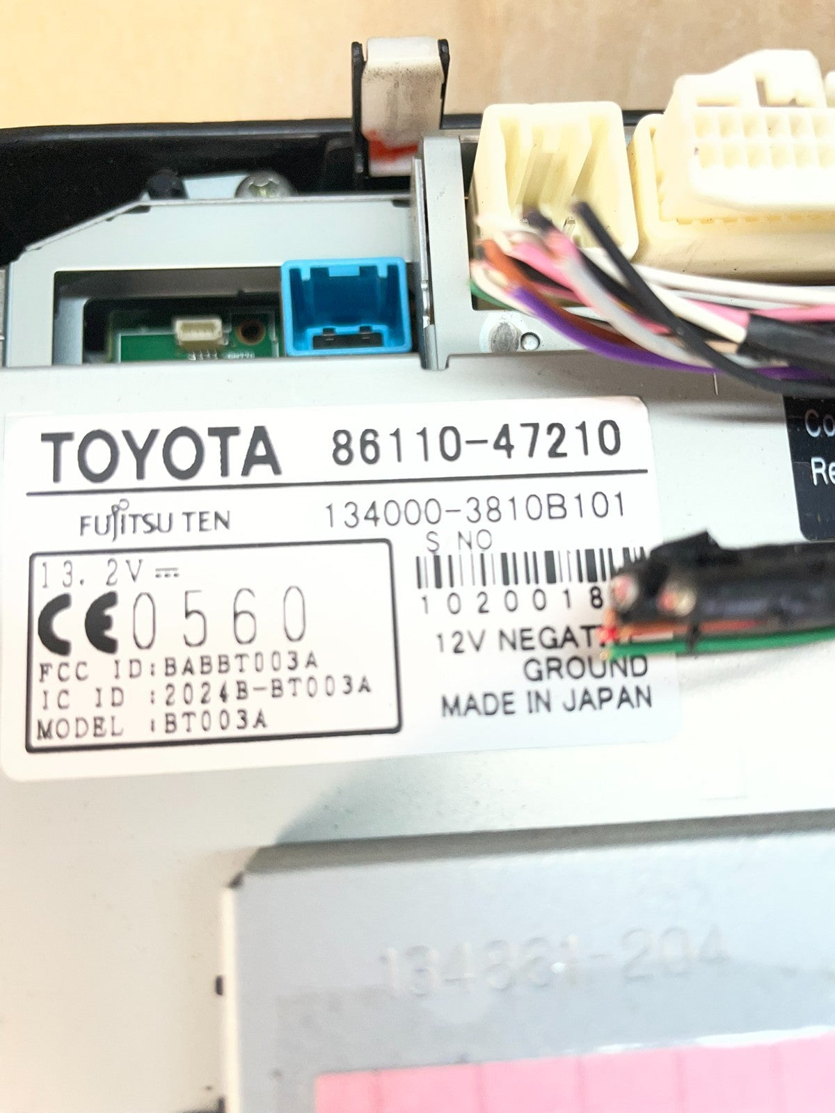 2006 to 2009 Toyota Prius Radio Stereo Receiver Screen Display AC4981 DG7