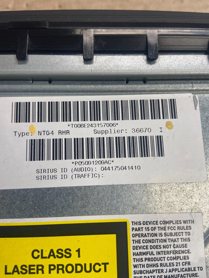 2011-2016 Chrysler Town Country Screen Display Player Satelite Radio ah5288 DG4