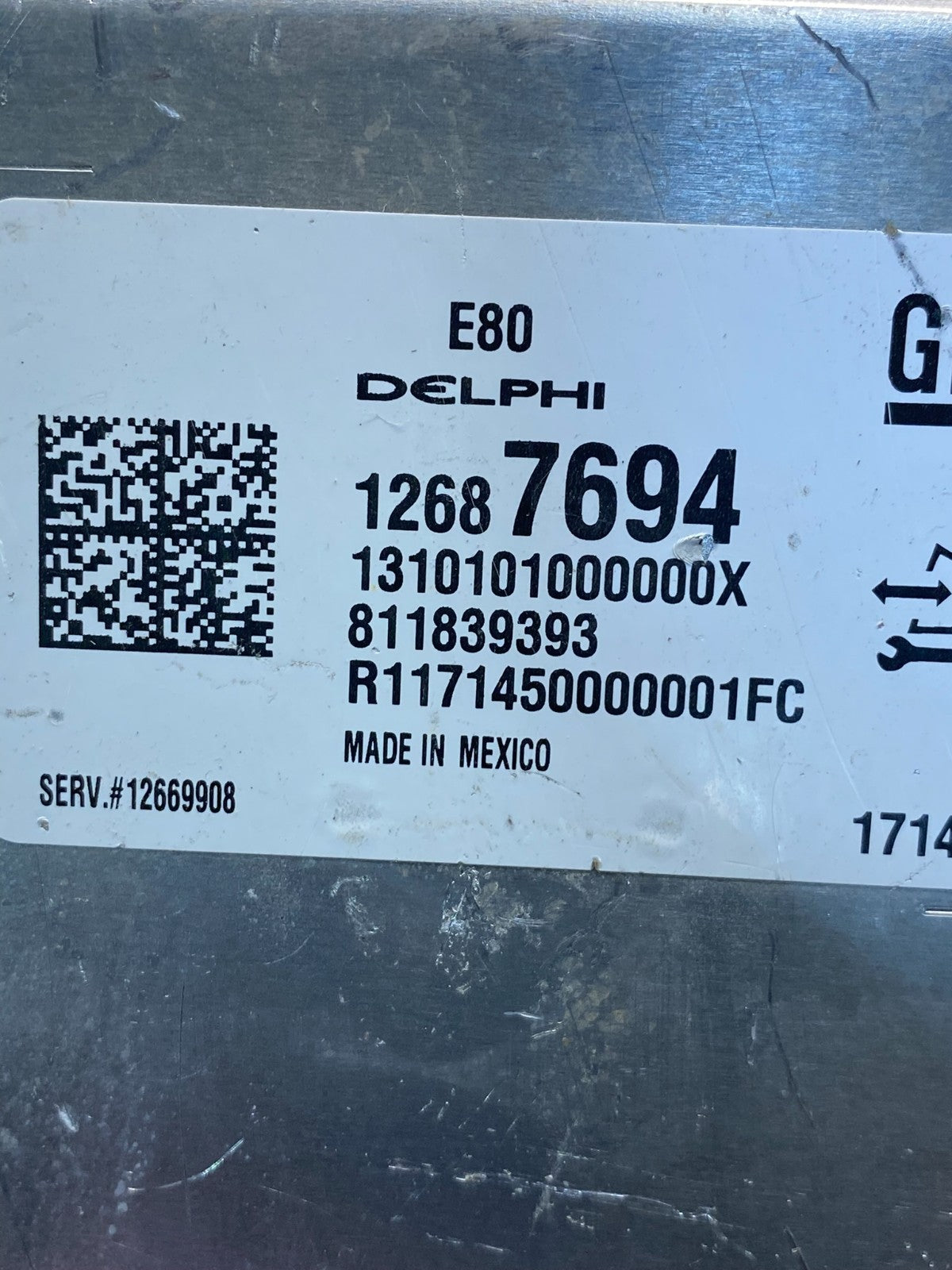 2017-2021 Chevrolet Malibu Verano Ecu Engine Control Module Unit Ecm AH5021 DG2