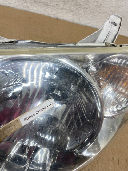 2005 to 2008 Pontiac Vibe Left Driver LH Side Headlight Halogen AG7975 DW4