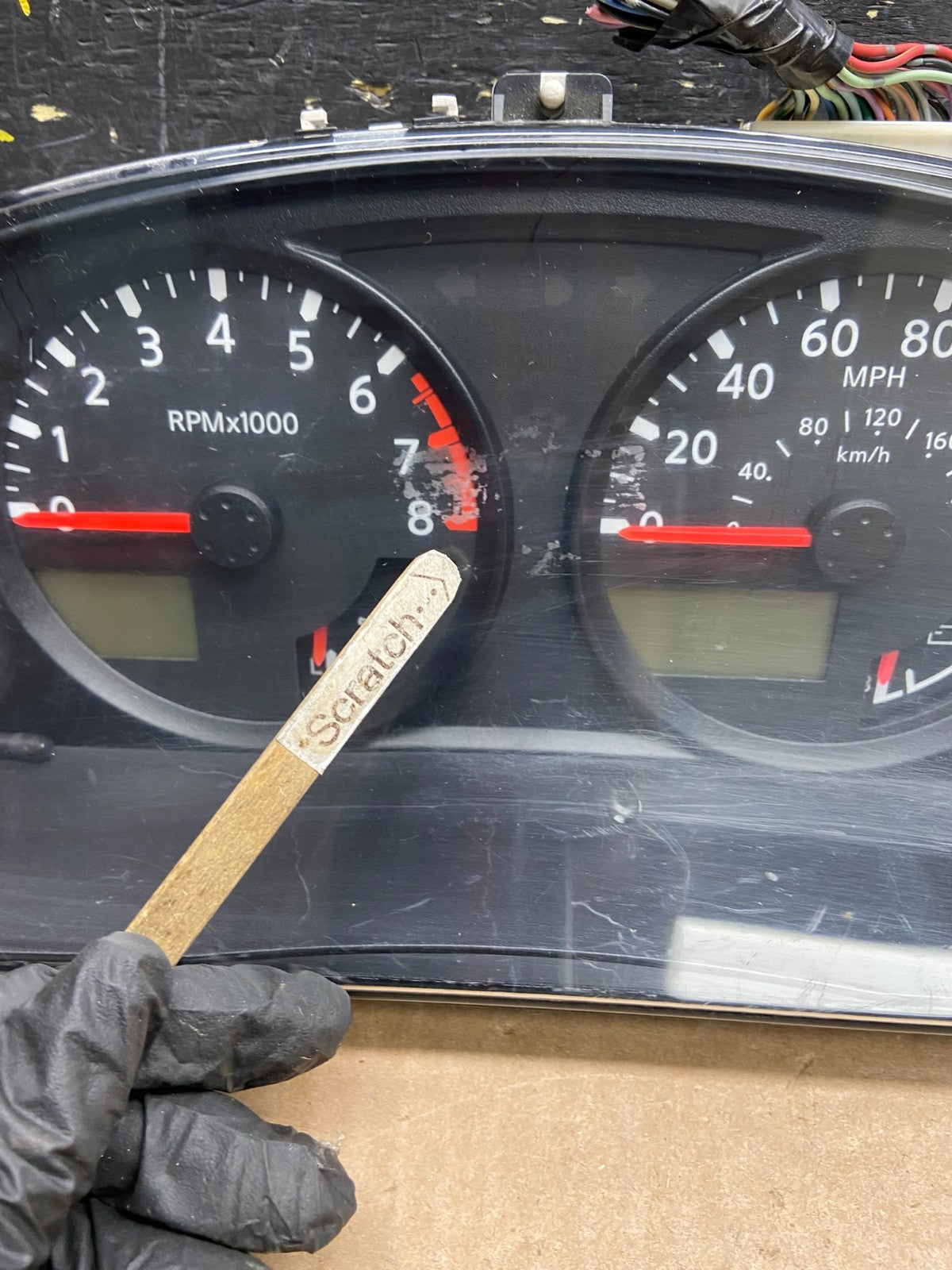 2005 Nissan Xterra Frontier Speedometer Cluster Gauge OEM y5271 DG1