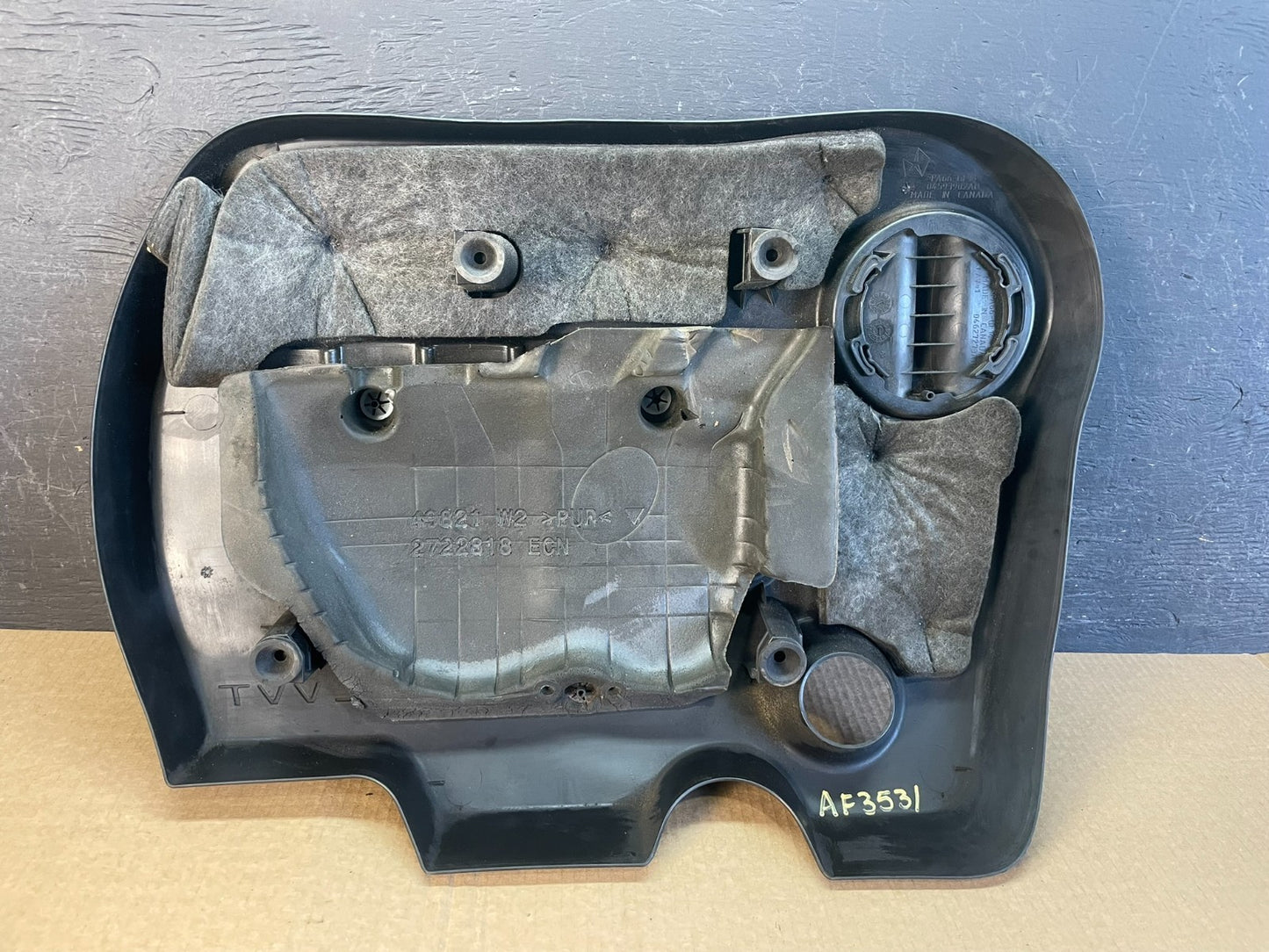 2011 to 2019 Dodge Journey 3.6L Engine Cover Shield af3531 DG5