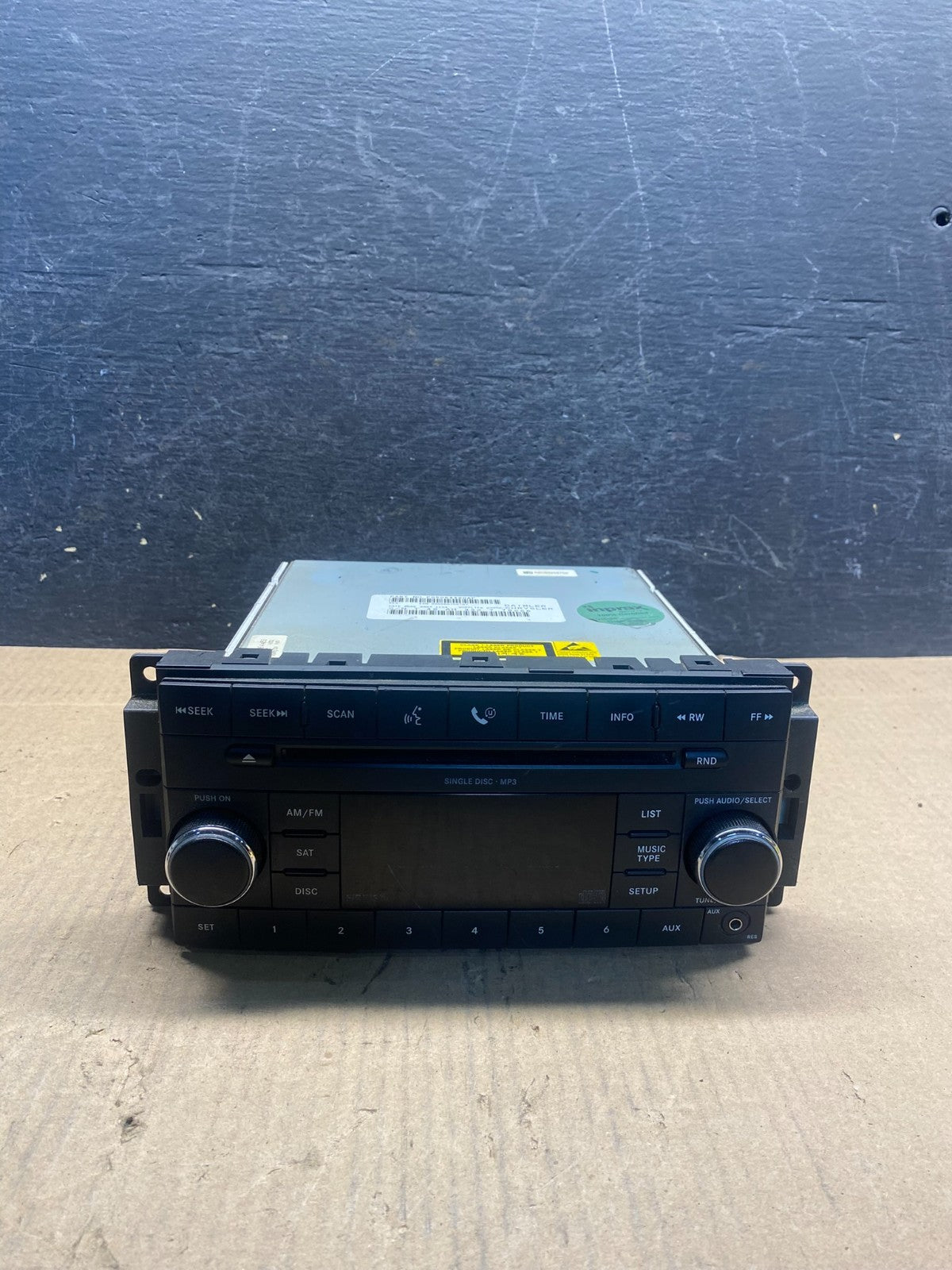 2007-2012 Chrysler Dodge Jeep Ram Radio CD MP3 AUX Receiver ah4786 DG0