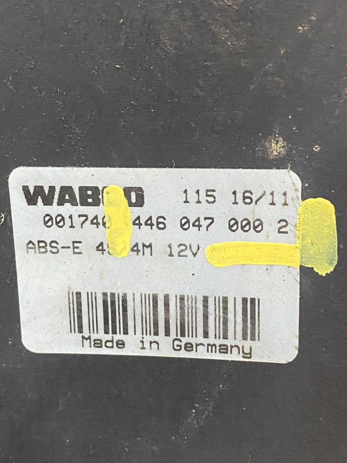 Wabco ABS Pump Hydraulic W/ Module P/N 4460470002 AD7586 DG6