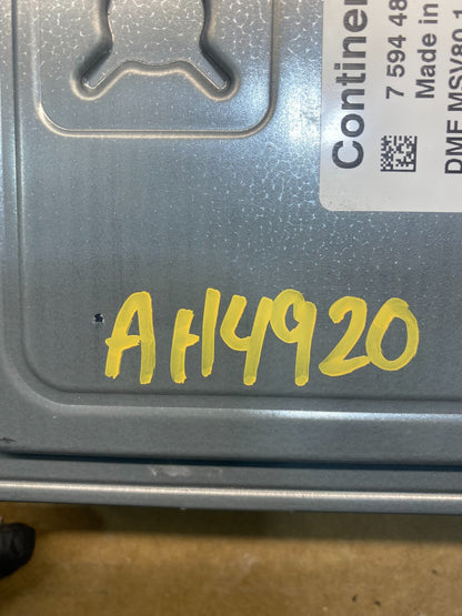 2007 - 2011 BMW 328i 528i E90 ECM ECU Engine Computer 7594485 AH4920 DG3