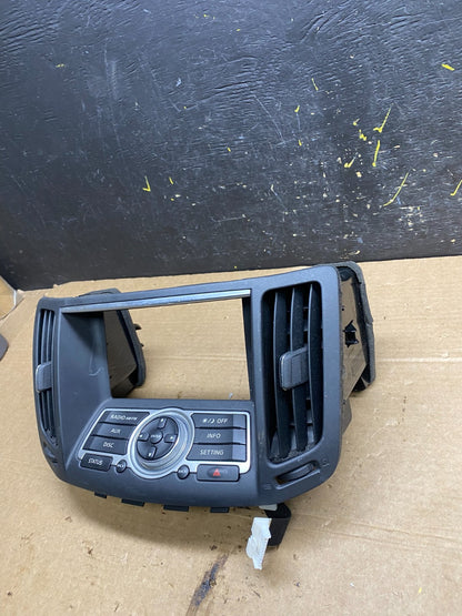 2010 to 2013 Infiniti G37 Radio Player Climate Control Panel Bezel AA4771 DG2