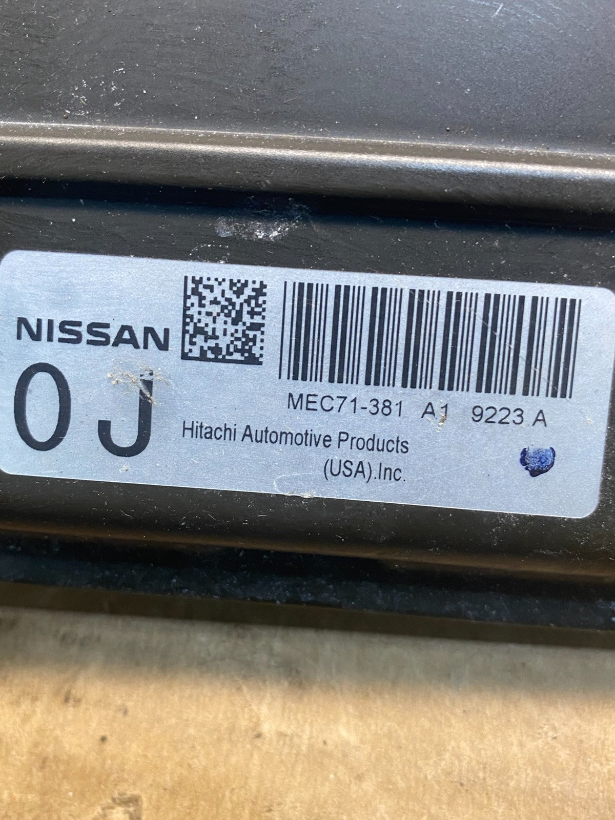 2009 Nissan Pathfinder Ecm Ecu Engine Control Computer mec71-381 a1 AF6678 DW2