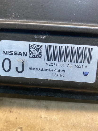 2009 Nissan Pathfinder Ecm Ecu Engine Control Computer mec71-381 a1 AF6678 DW2