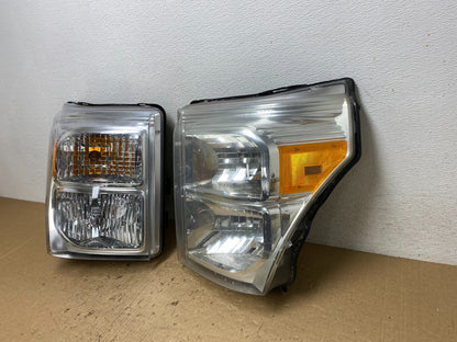 2011 to 2016 Ford F250 Super Duty Left+Right Side Headlights AF8194 DW1
