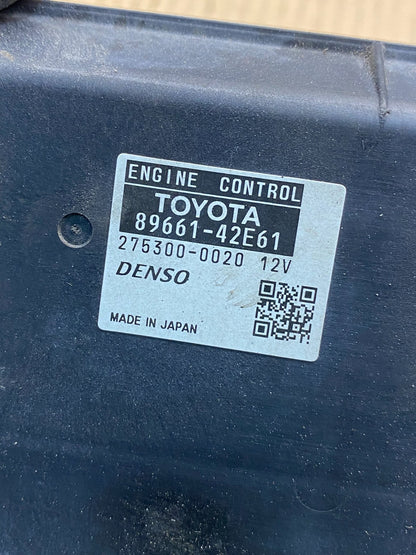 2007 Toyota Rav4 Electronic Engine Control Module ECU ECM AJ0182 DG2