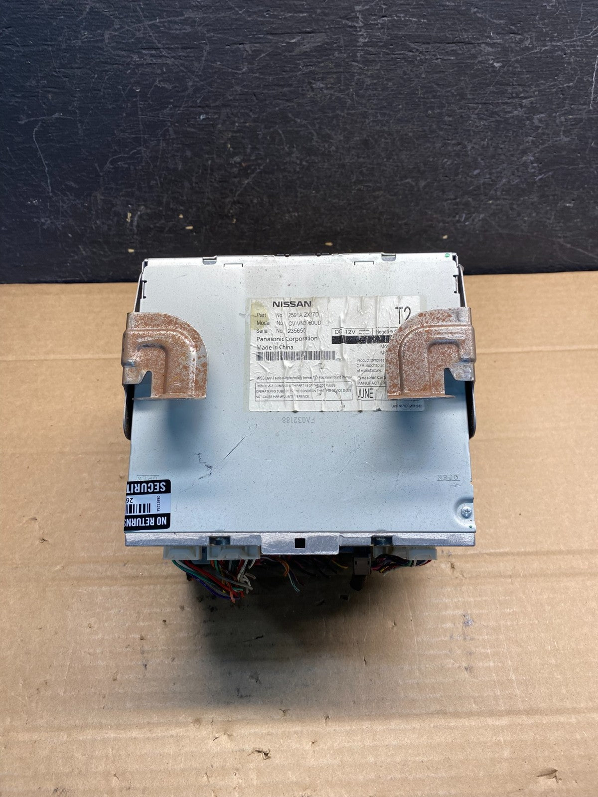 2011 - 2013 Nissan Murano Maxima M35 M37 BOSE Radio CD Navigation AE8169 DG3