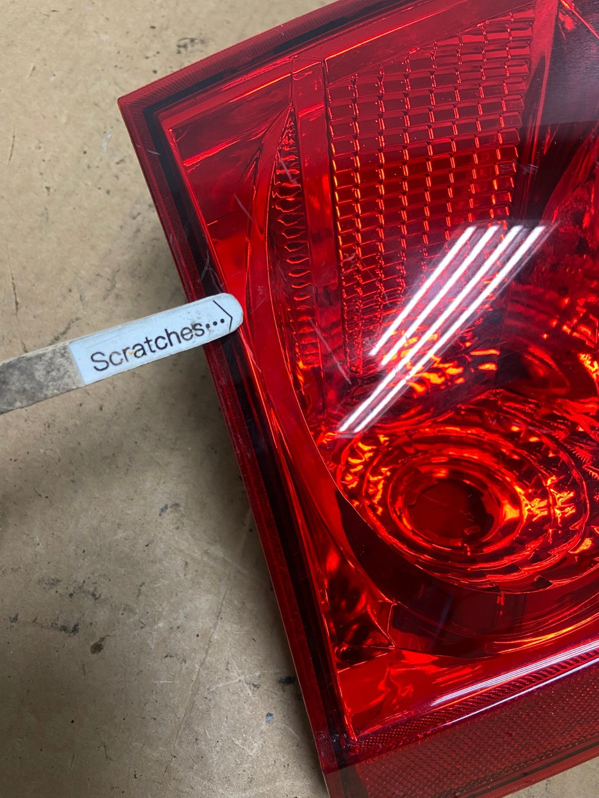 2008-2010 Chrysler Town and Country Left Driver Tail Light DEPO AD4675 LK3
