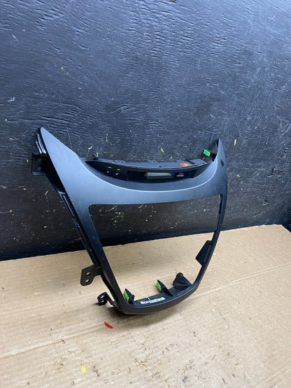 2011-2013 Hyundai Elantra Dash Radio Bezel Clock Display Trim OEM W9640 DG2