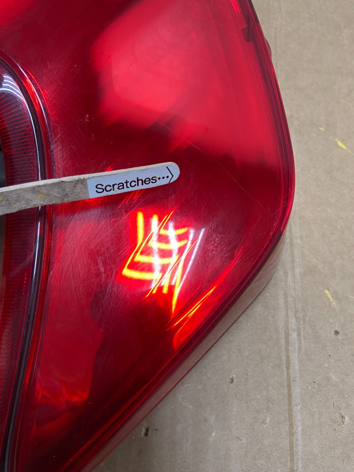 2011 to 2014 Nissan Juke Left Driver LH Side Tail Light OEM AA1211 DW3