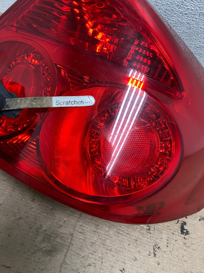 2005 to 2006 Infiniti G35 Right Passenger Side Tail Light AF4981 LK3