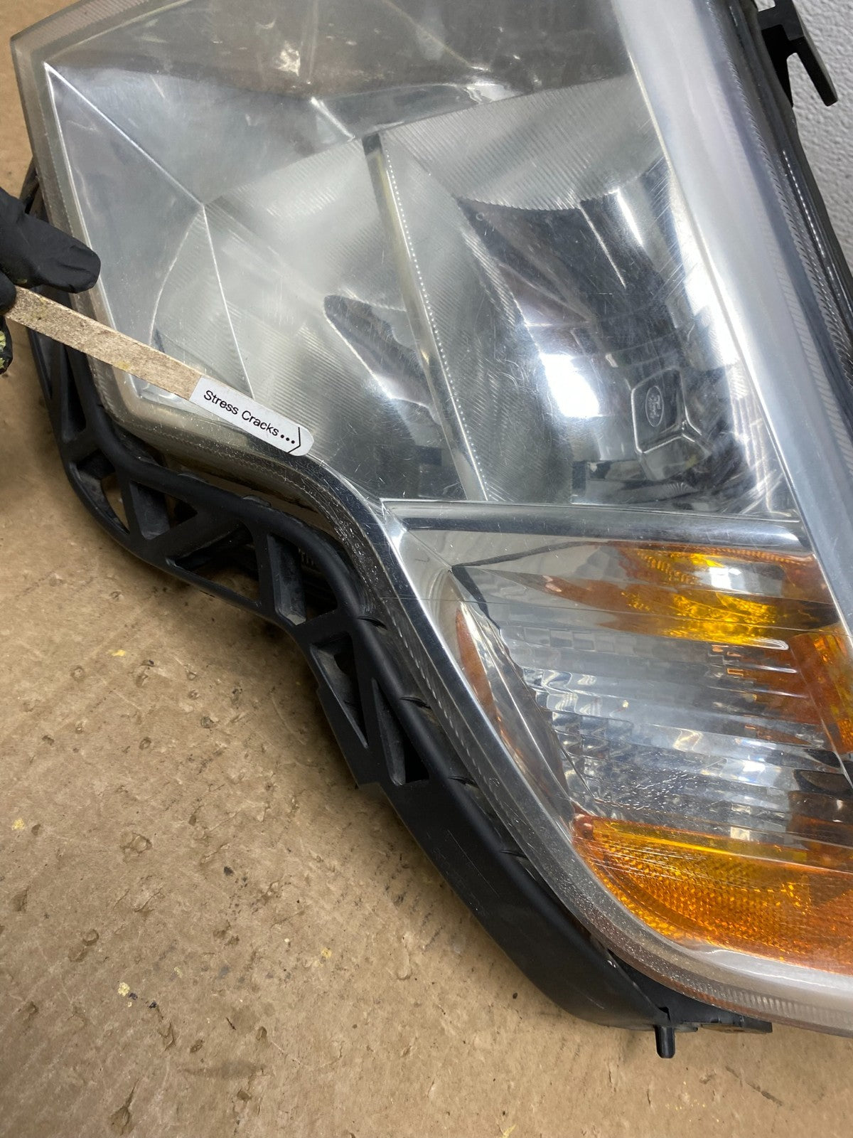 2007 2008 2009 2010 Ford Edge Headlight Left Driver Halogen Oem AC1576 DW3
