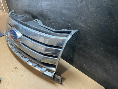 2007 2008 2009 2010 Ford Edge Front Upper Chrome Grill Grille U0264 DG1