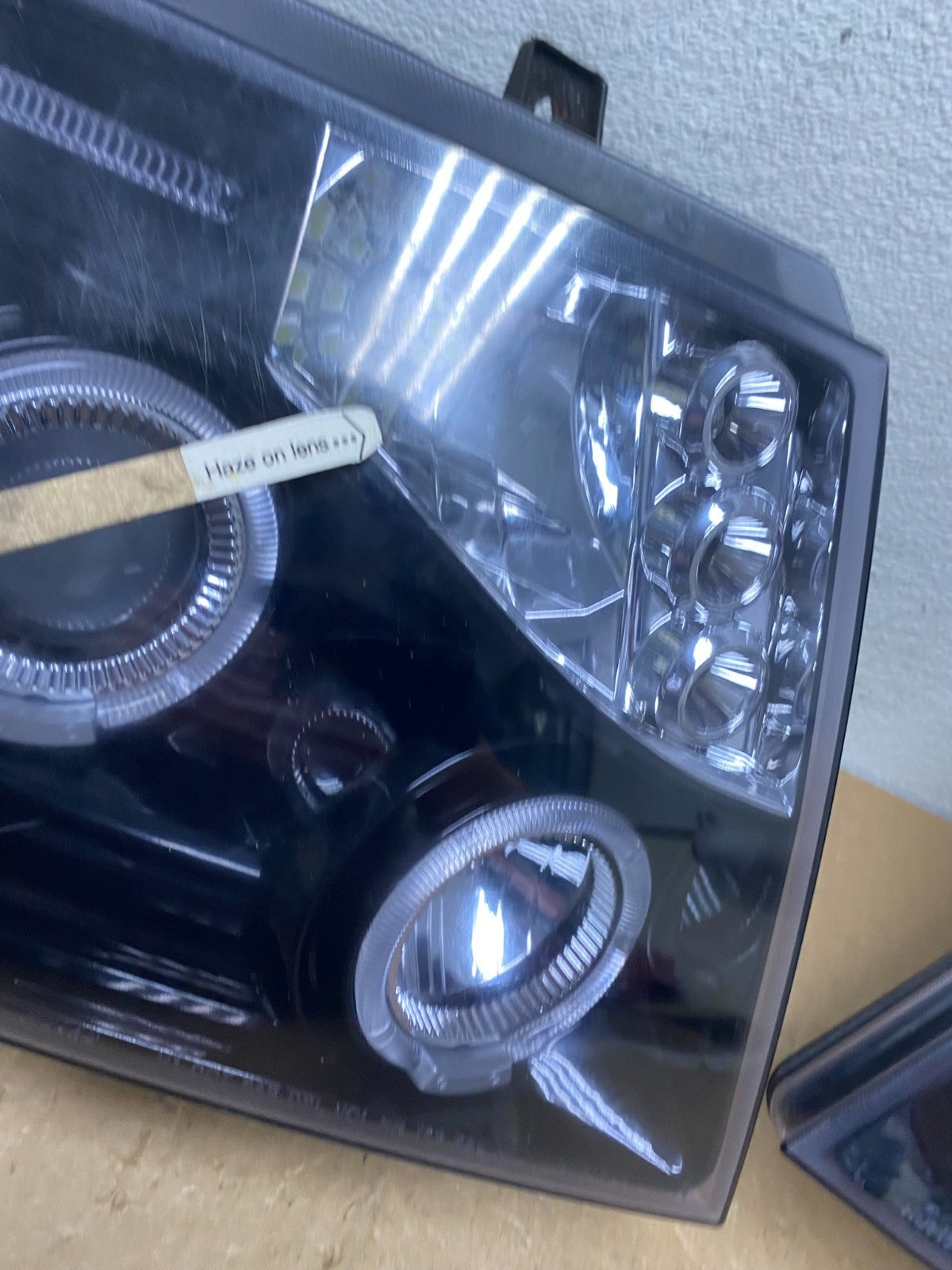 2007-2013 Chevrolet Suburban Tahoe Left+Right Set LED Black Headlights AC5796 DG5