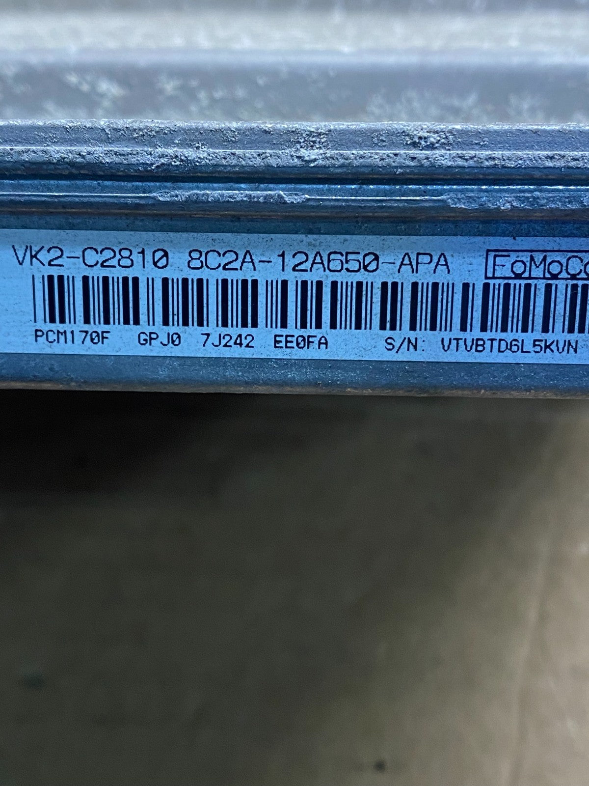 2008 Ford E350 E250 Van 5.4L Engine Control Module 8c2a-12a650-apa ECU af7654 DG2