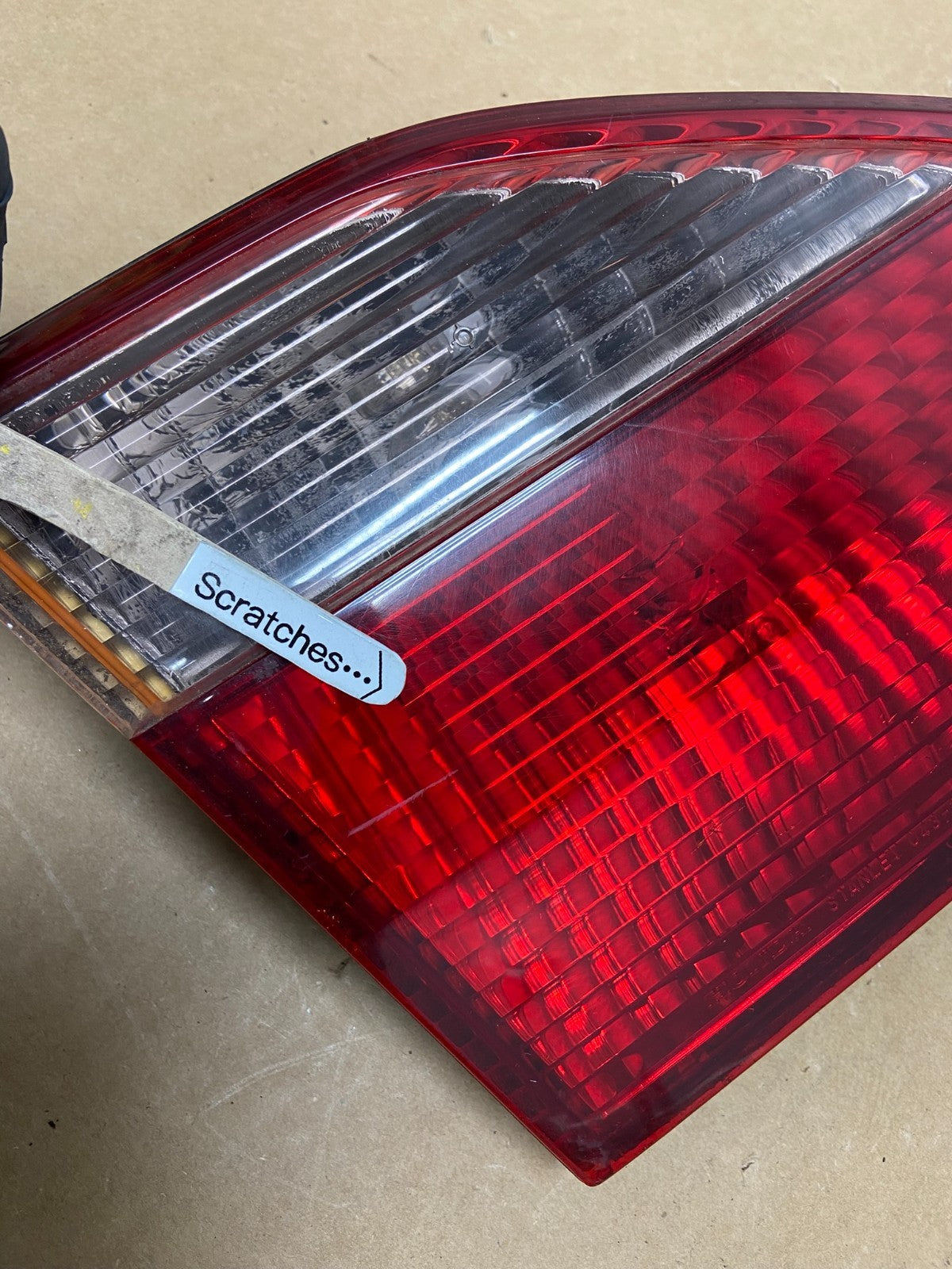 1998 to 2000 Honda Accord Left Driver LH Side Inner Tail Light OEM Z6598 DW3