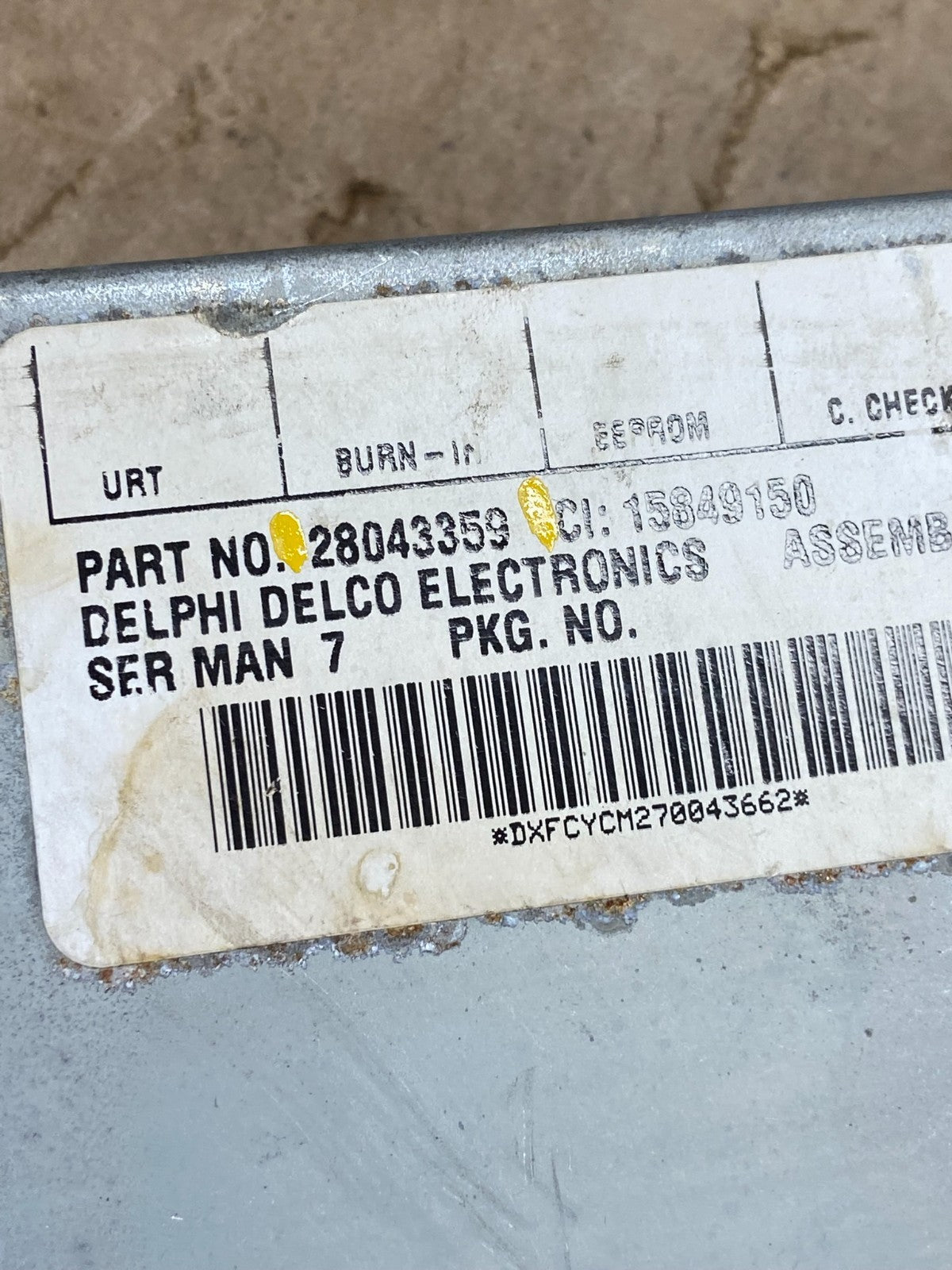 2007 - 2014 Chevrolet Tahoe GMC Yukon Radio Satellite Control Module U4757 DG5