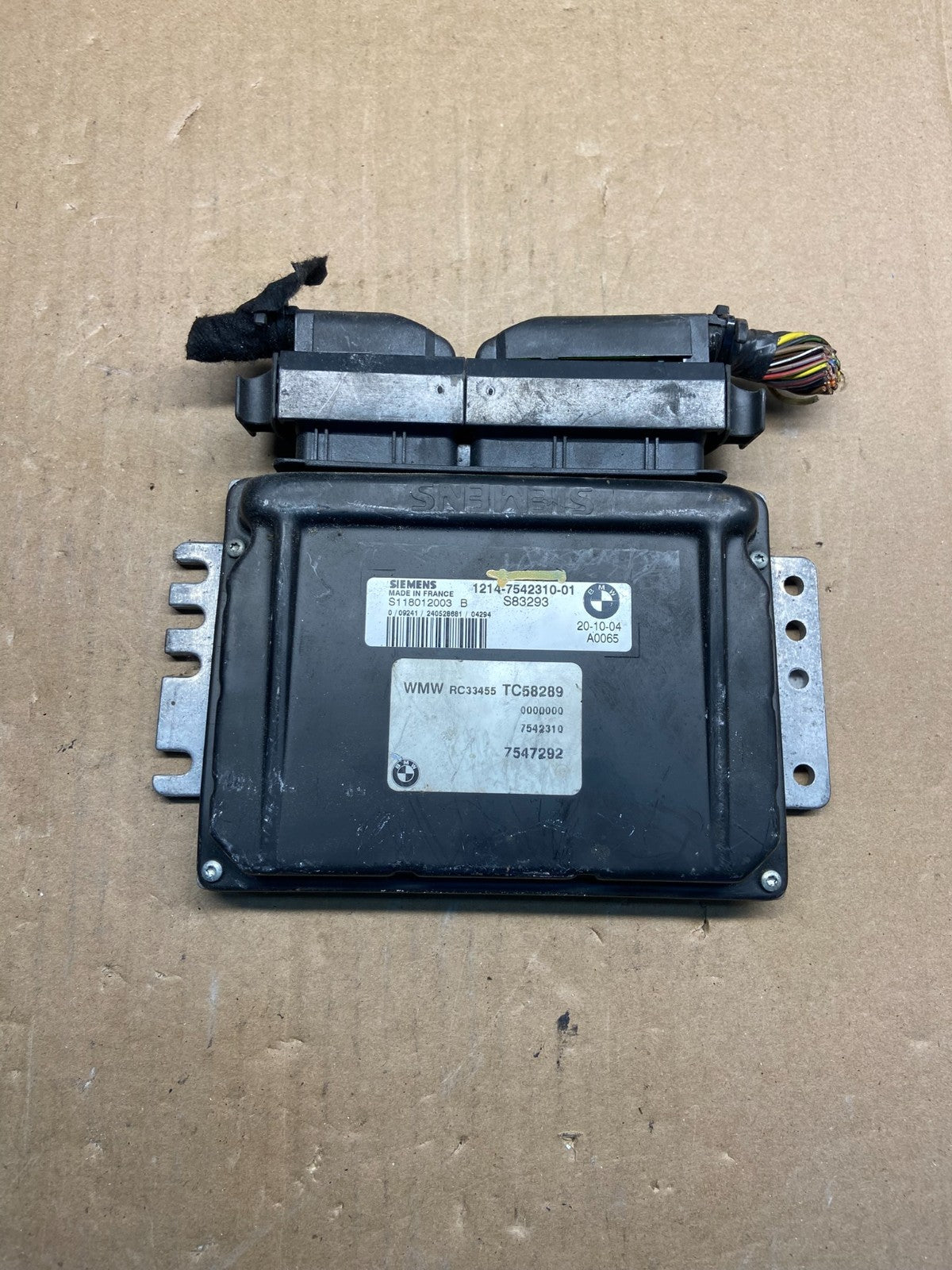 2005 to 2008 Mini Cooper Engine Computer Ecu Pcm Ecm Pcu AG1472 DG0