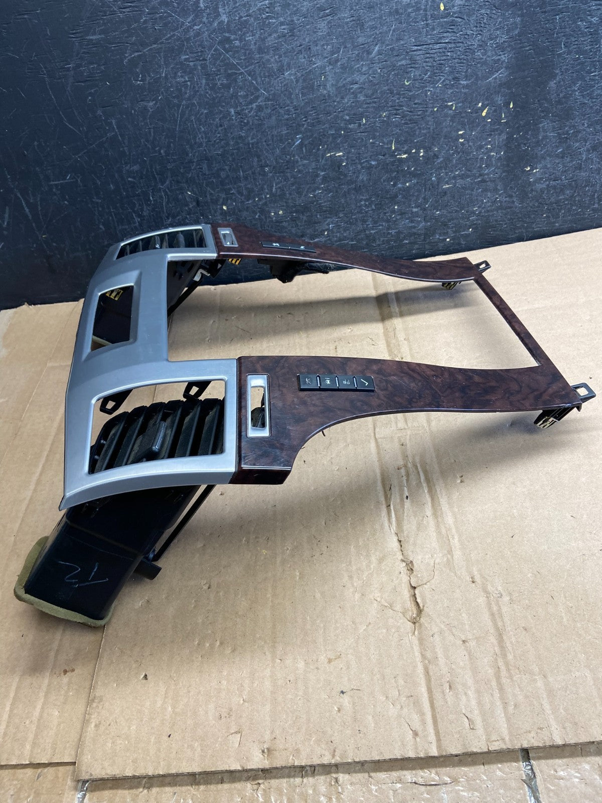 2007-2014 Cadillac Escalade Center Dash Trim Radio Bezel Vent Wood ai6075 DG1