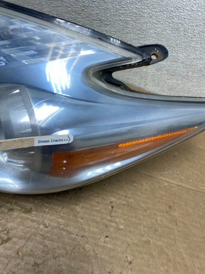 2010 - 2011 Toyota Prius Left Driver LH Blue Halogen Headlight AD2423 DW4