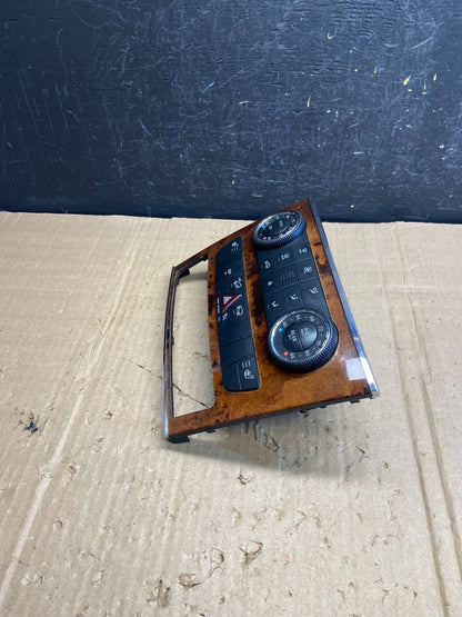 2007-2012 Mercedes X164 GL350 GL450 Climate Control Bezel Wood Switch AE1852 DG2