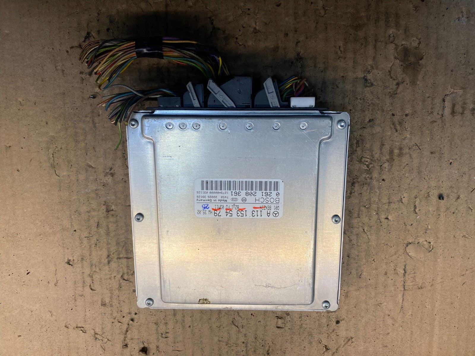 2003 2006 Mercedes R230 SL500 ECU ECM Engine Control Module AE8064 DW1