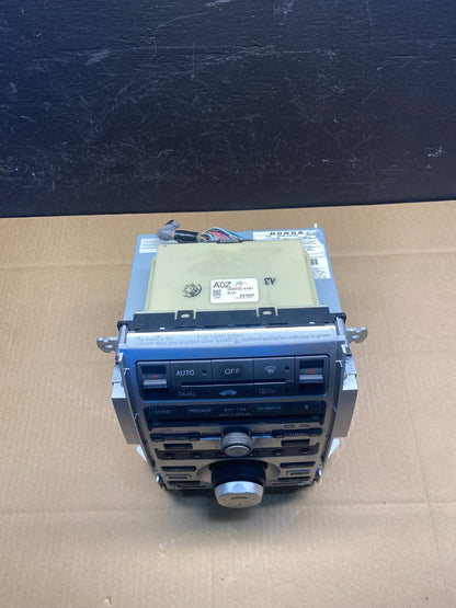 2006 to 2008 Acura RL Radio Stereo 6 CD Player Climate Control Pan AD1537 DG3