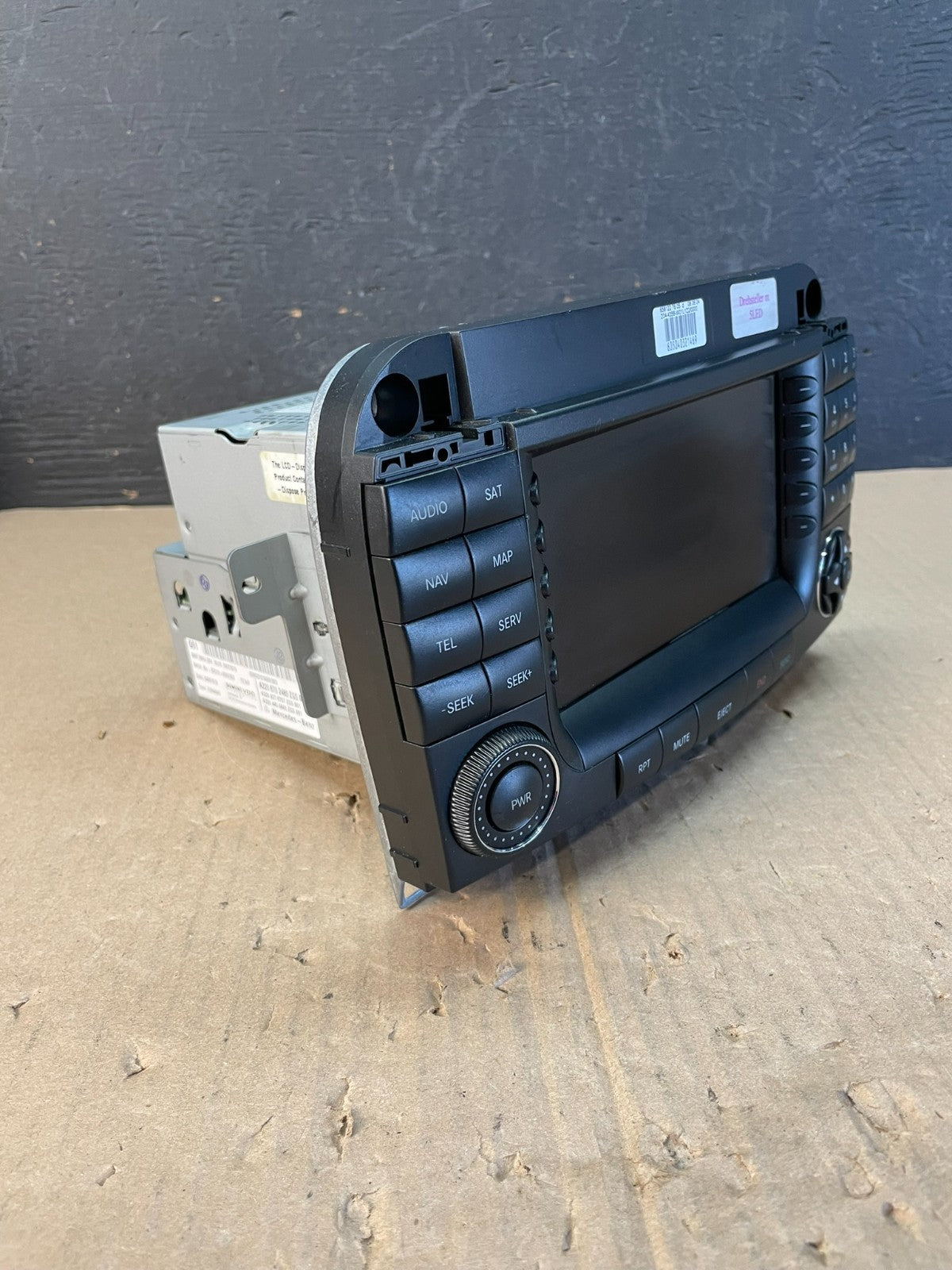 2004 2005 2006 Mercedes S430 S500 Radio Navigation Screen Display ad5961 DG1