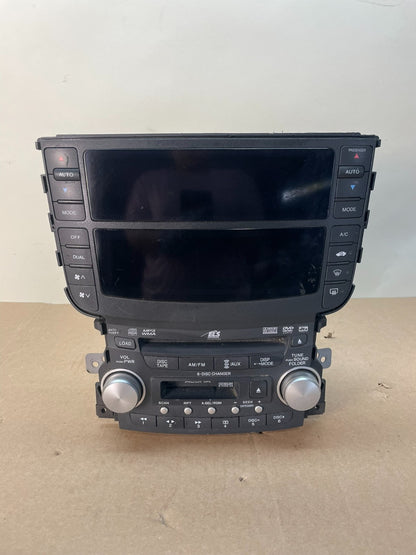 2007 2008 Acura TL Screen Display Navigation Radio Climate Control AI0612 DG0