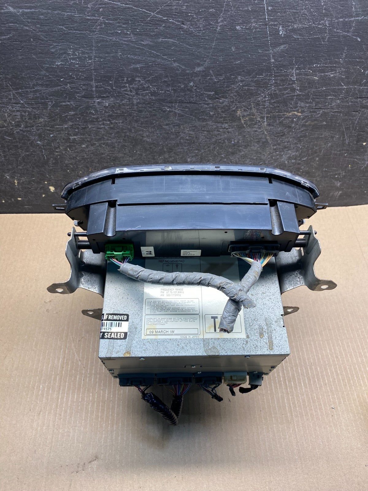 2007 to 2009 Acura Mdx Radio Stereo 6 CD Player Climate Control Pan OE AI5314 DG3