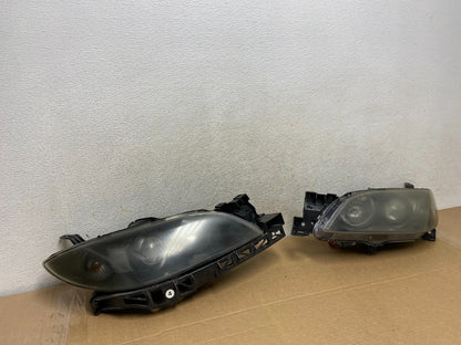 XENON 2004 to 2009 Mazda 3 Sedan Left+Right Set Side Black Headlights AH3104 DG1