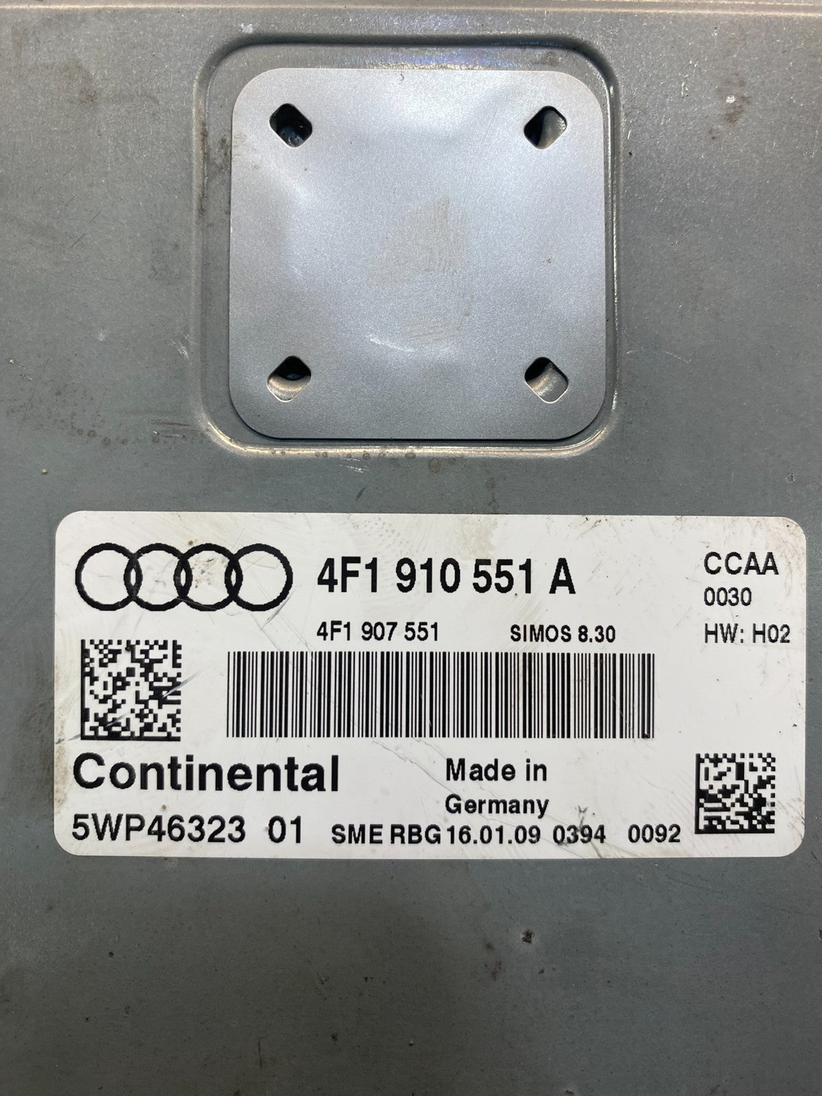 2009 to 2011 Audi A6 Engine Computer Ecu Pcm Ecm Pcu 4f1910551a AC6893 DG2