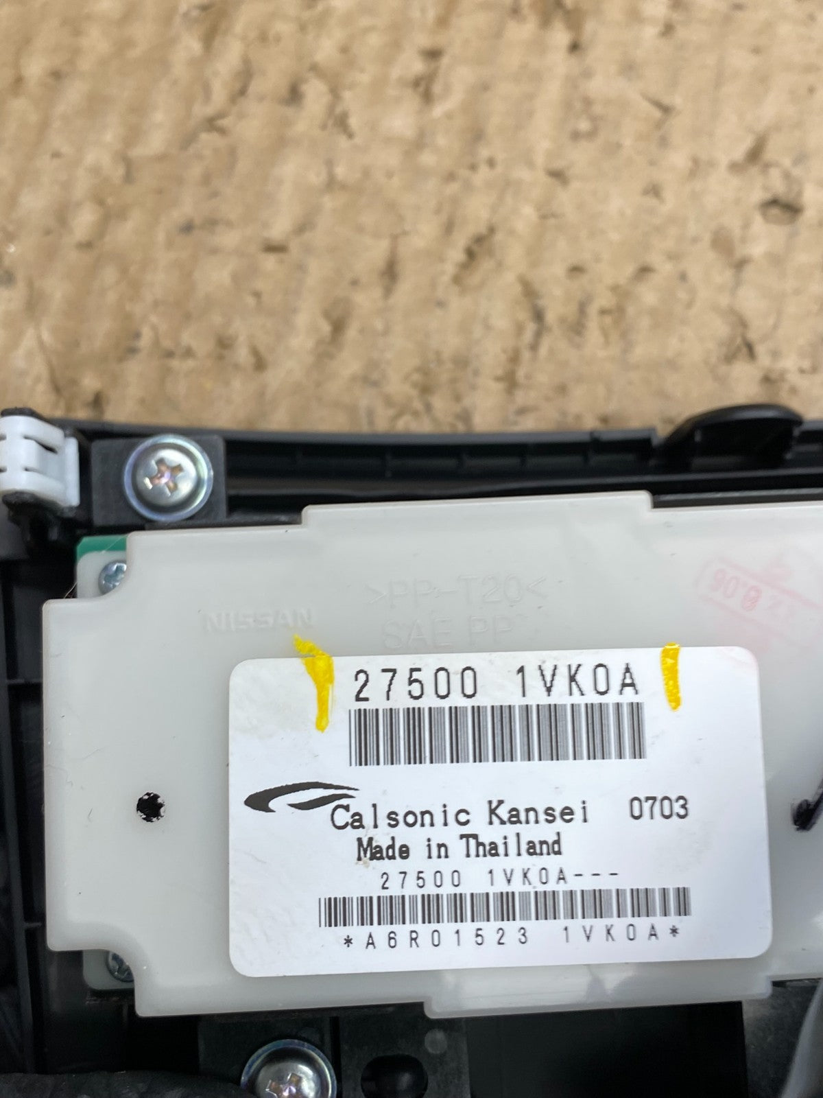 2011 to 2015 Nissan Rogue Heater Temperature AC Climate Control AD1911 DG5
