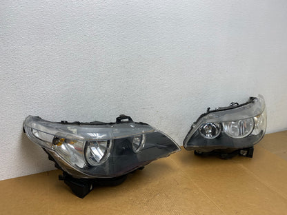 2004 to 2007 BMW 525i 5 Series Left+Right Set Halogen Headlights AD9165 DG2