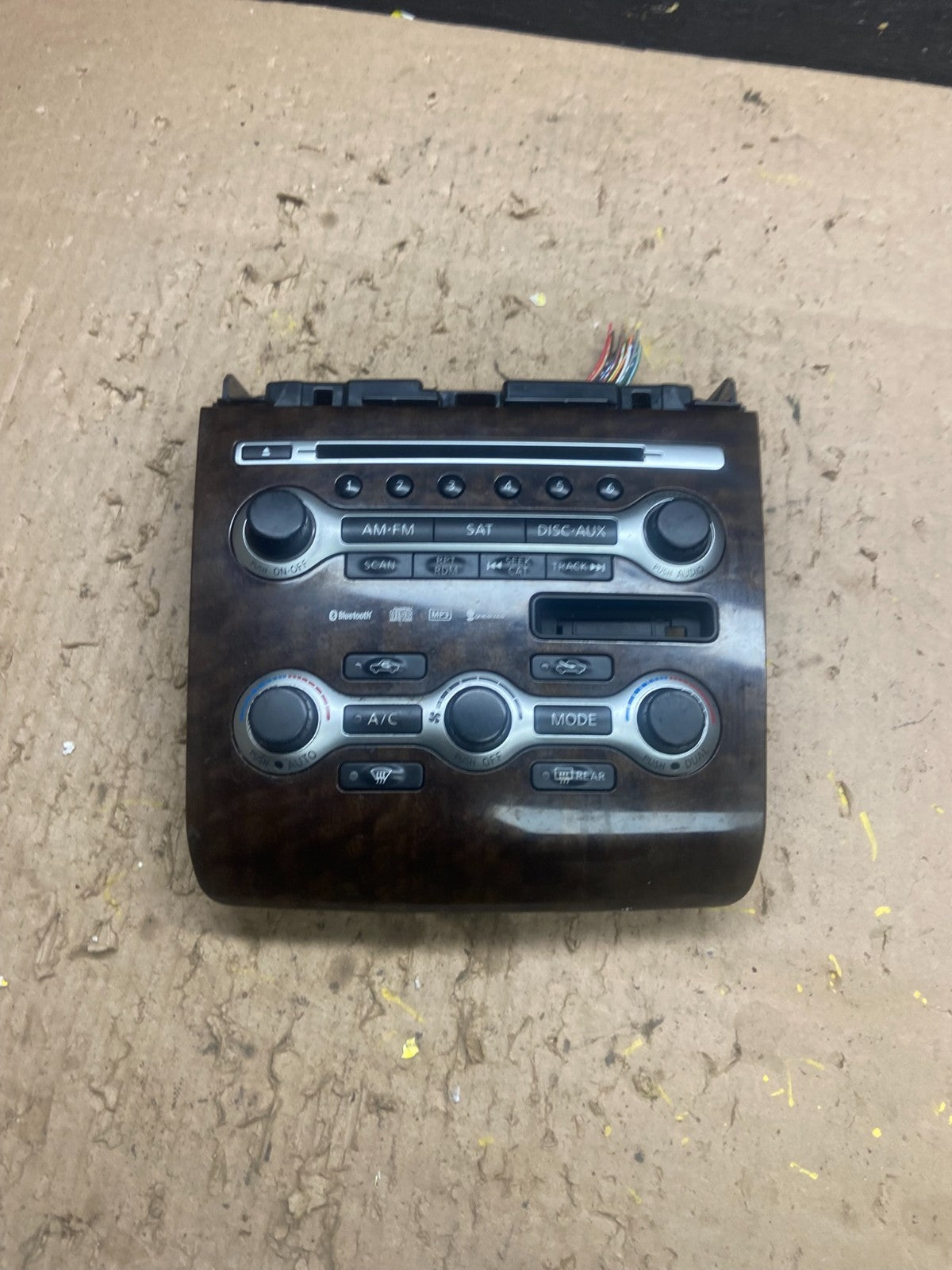 2010-2013 Nissan Maxima Center Console Climate Control Radio Bezel T9001 DG0