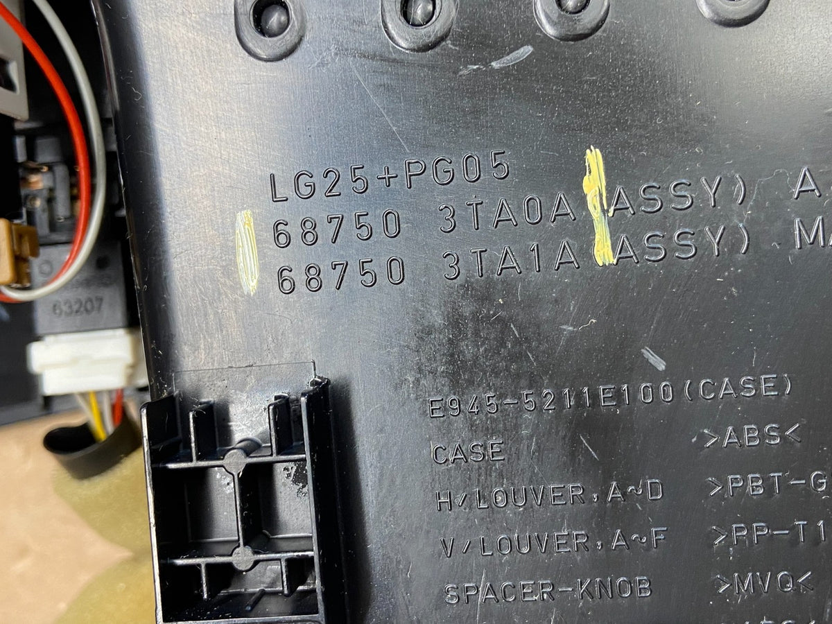 2013-2015 Nissan Altima Center Dash Vents Ac Air Vent Trim Panel Bezel AG0264 DG7